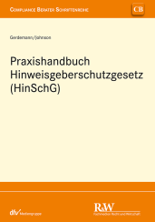 Abbildung: Praxishandbuch Hinweisgeberschutzgesetz (HinSchG)