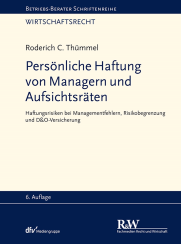 Abbildung: Persönliche Haftung von Managern und Aufsichtsräten