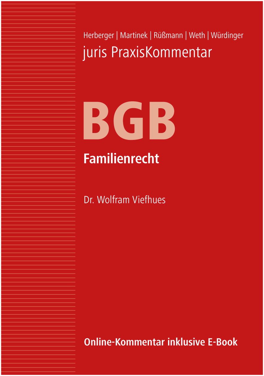 Abbildung: juris PraxisKommentar BGB Band 4 - Familienrecht