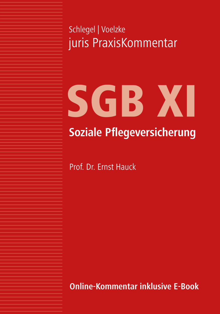 Abbildung: juris PraxisKommentar SGB XI – Soziale Pflegeversicherung 