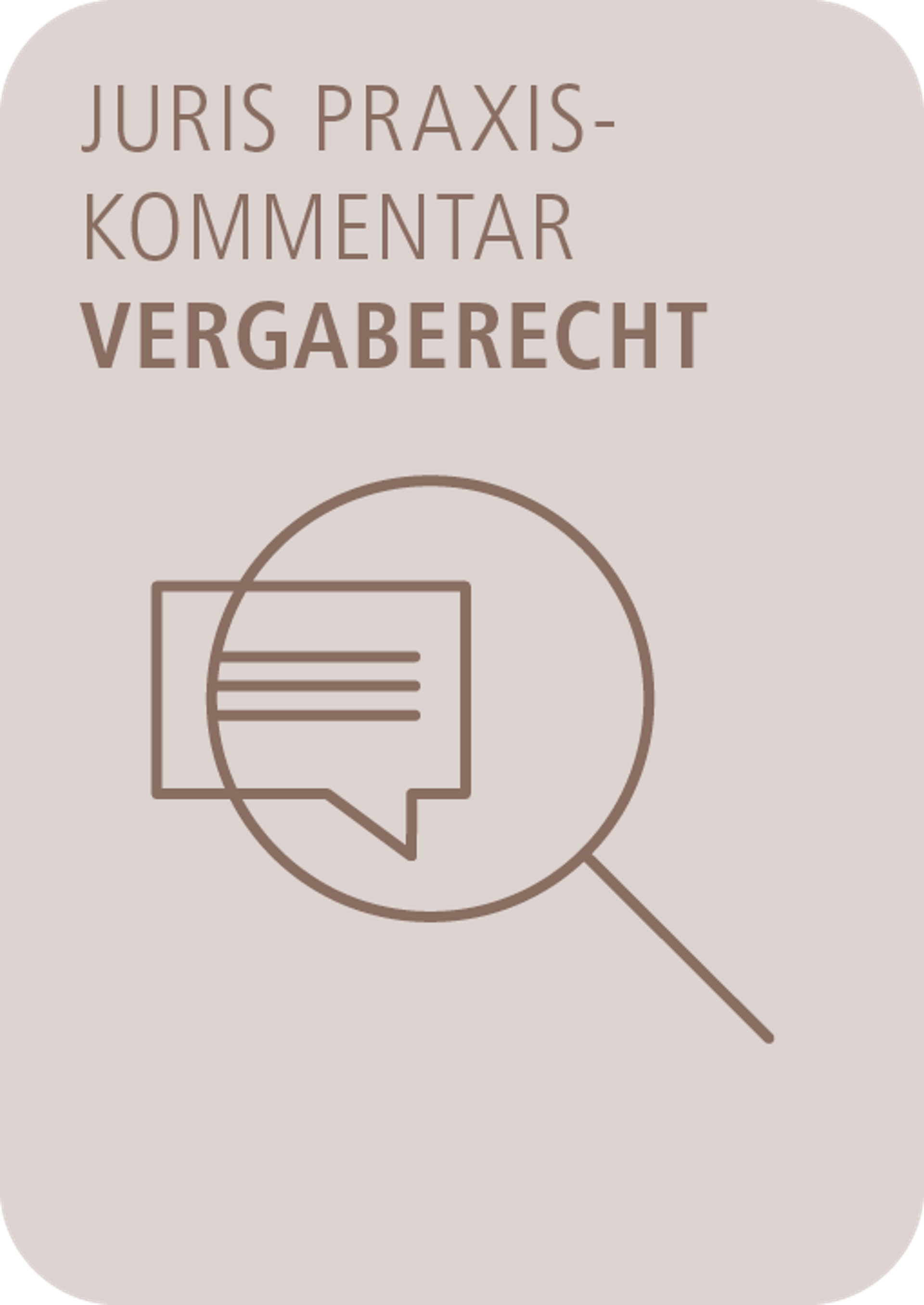 juris PraxisKommentar Vergaberecht