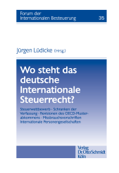Abbildung: Wo steht das deutsche Internationale Steuerrecht?