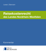 Abbildung: Reisekostenrecht des Landes Nordrhein-Westfalen