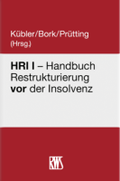 Abbildung: HRI I – Handbuch Restrukturierung vor der Insolvenz