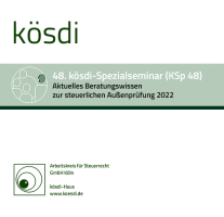 Abbildung: KSp 48 - Aktuelles Beratungswissen zur steuerlichen Außenprüfung 2022
