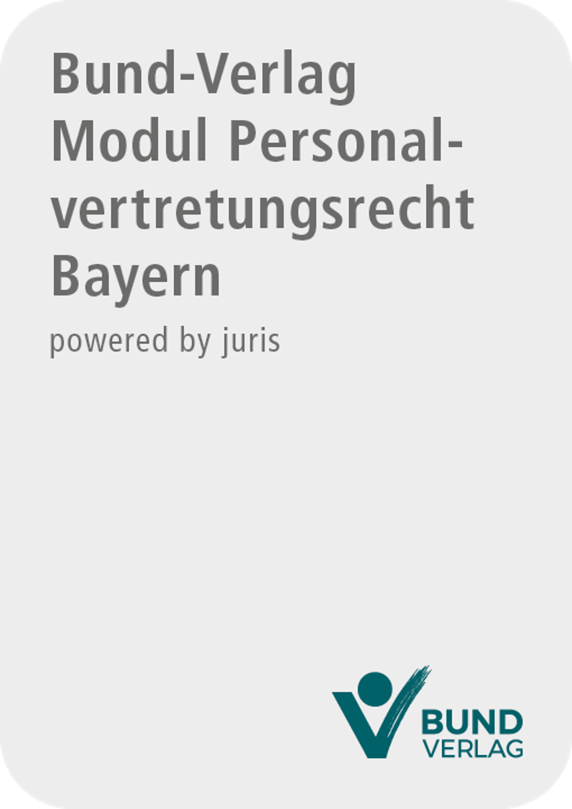 Bund-Verlag Modul Personalvertretungsrecht 