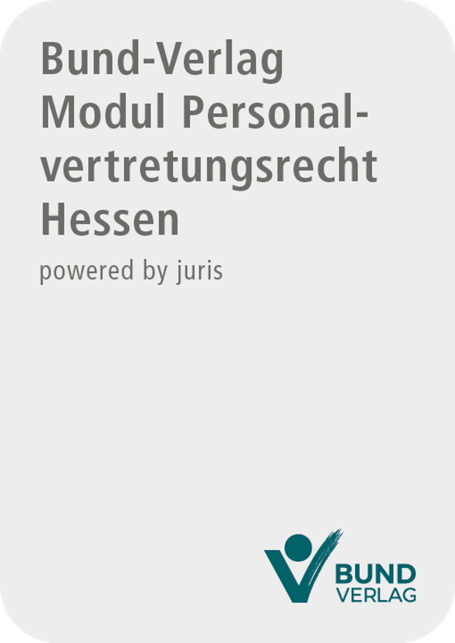 Bund-Verlag Modul Personalvertretungsrecht 
